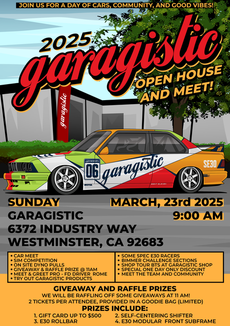 The Official 2025 Garagistic Open House and Meet!