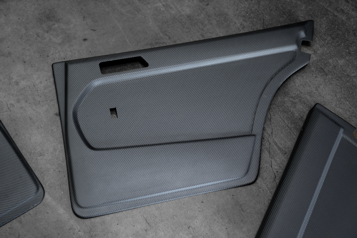 Garagistic Mercedes 190E W201 Carbon Fiber Door Card/Panels-Interior Parts-Non-Garagistic Vendor-Garagistic