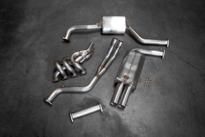 Mercedes 190E 16v (W201) 16v Full Exhaust System-Brackets & Reinforcement Braces-Garagistic-Yes-Garagistic