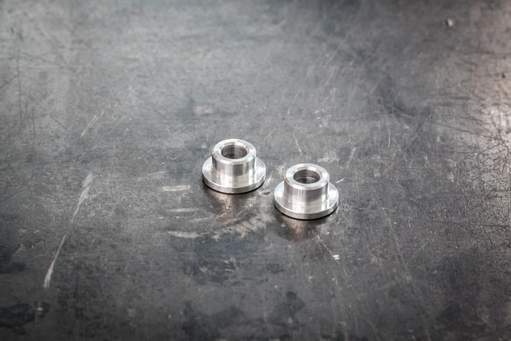 Aluminum Round Carrier Shifter Bushings (E24, E30, E28, E34)-Shifter Components-Garagistic-Garagistic