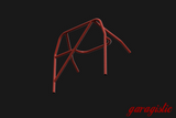 E30 Bolt-in Roll Bar - Coupe & Sedan-Roll bars-Garagistic-Red-Bent Harness Bar (Taller Drivers)-Bent Rear Legs - No X-Garagistic