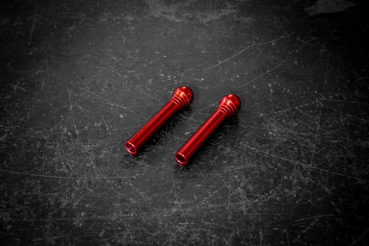 BMW Ball Style Billet Door Lock Knob - E30, E36, E28, E34, E31, E23, E32 - 51211852140-Interior Parts-Garagistic-Anodized Red-Garagistic