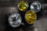 BMW E30 "Frenchie" Headlights - Clear Low Beam Lenses w/ Yellow High Beam Lenses-Headlights-Depo-Garagistic