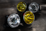 BMW E30 "Frenchie" Headlights - Clear Low Beam Lenses w/ Yellow High Beam Lenses-Headlights-Depo-Garagistic