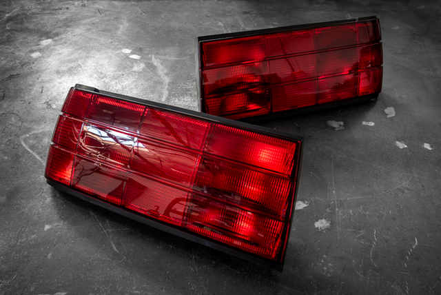 BMW E30 Late Model All Red MHW Style Tail Lights-Tail Lights-Non-Garagistic Vendor-Garagistic