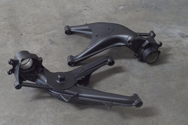 BMW E30 Reinforced Rear Trailing Arms-Control Arms-Non-Garagistic Vendor-Black-I will supply my core upfront-Garagistic