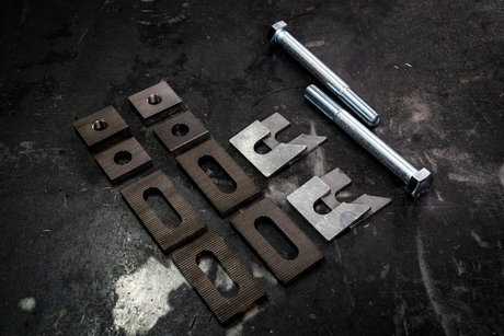 BMW E30 Serrated Camber and Toe Adjustment Brackets - Z3 compatible-Alignment Parts-Garagistic-Camber only-Garagistic