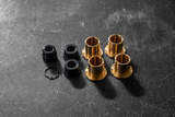 BMW E30 Throttle Cable Bushings - Billet Aluminum - M20, M10-Billet Throttle Cables-Garagistic-Anodized Black-Late Model E30 325 Complete Kit-Garagistic