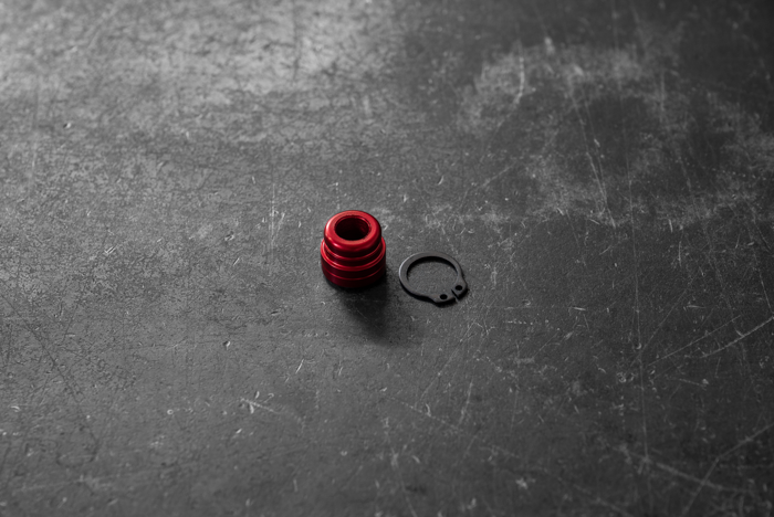 BMW E30 Throttle Cable Bushings - Billet Aluminum - M20, M10-Billet Throttle Cables-Garagistic-Anodized Red-No thanks-Garagistic