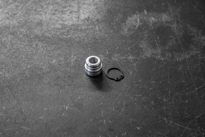 BMW E30 Throttle Cable Bushings - Billet Aluminum - M20, M10-Billet Throttle Cables-Garagistic-Bare Aluminum-No thanks-Garagistic