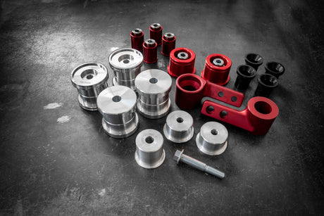 BMW E36 Complete Race Suspension Bushing Kit-Complete Bushing Kit-Garagistic-Aluminum-Centered - E46 Control Arms-No thanks-Garagistic