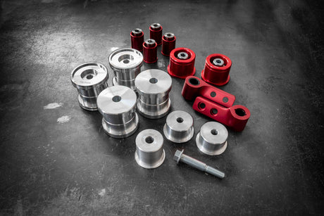 BMW E36 Complete Race Suspension Bushing Kit-Complete Bushing Kit-Garagistic-Aluminum-Offset - E36 Control Arms-No thanks-Garagistic