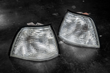 BMW E36 DEPO Euro Clear Corner Lights for 4 Door Sedan/Touring/Compact - 63138353279, 63138353280-Headlights-Depo-Garagistic