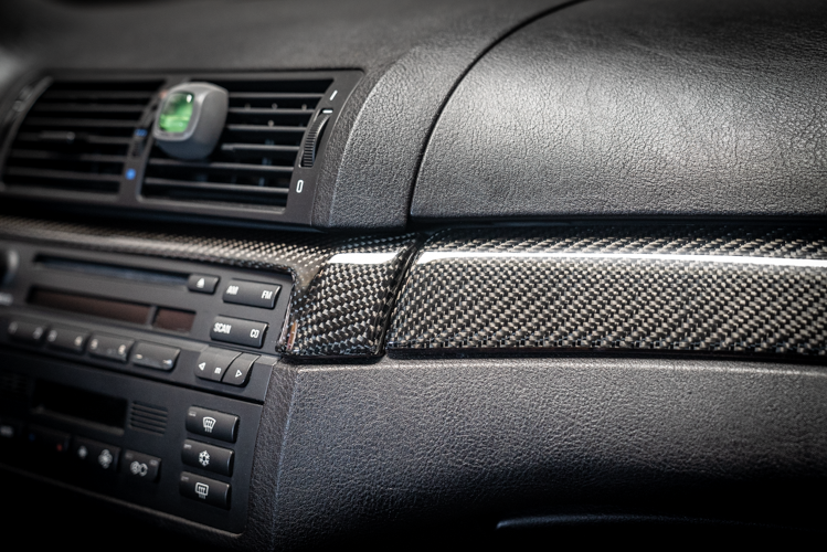 BMW E46 Carbon Interior Dash Trim Covers - 2 Door and 4 Door (M3