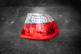 BMW E46 Coupe DEPO Red/Clear LED Tail Lights - 63216937449, 63216937450, 63216920699, 63216920700, 63216920705, 63216920706-Tail Lights-Depo-Garagistic