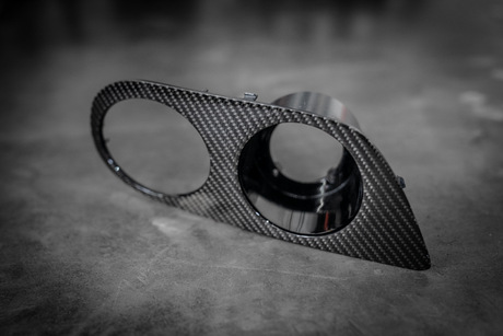 BMW E46 M3 Carbon Fog Light Cover - Hamann Style-Exterior-Non-Garagistic Vendor-Garagistic