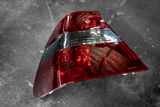 BMW E46 Sedan DEPO Smoked Red/Clear Tail Lights - 63216946533, 63216946534, 63216907945, 63216907946-Tail Lights-Depo-Garagistic