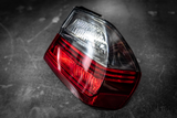 BMW E90 DEPO "Blackline" Style Smoked Red/Clear Tail Lights - 63217161955, 63217161956, 63216937459, 63216937460-Tail Lights-Depo-Garagistic