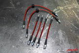 E28 Stainless Steel Complete 6 Brake Line Kit - DOT Compliant-Brake Lines-Garagistic-No clutch line-Garagistic