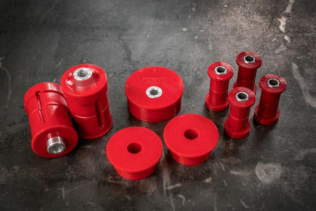 E30 Complete Bushing Kit - Poly and Delrin-Complete Bushing Kit-Garagistic-80A-Raised-Centered-Garagistic