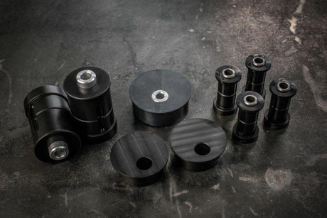 E30 Complete Bushing Kit - Poly and Delrin-Complete Bushing Kit-Garagistic-Delrin-Raised-Offset-Garagistic