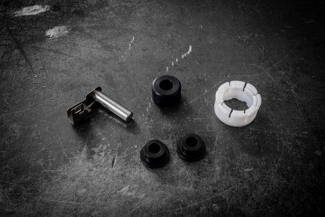 E30 Delrin Round Shifter Bushing Kit-Shifter Bushing Kits-Garagistic-Standard-No carrier assembly-Garagistic