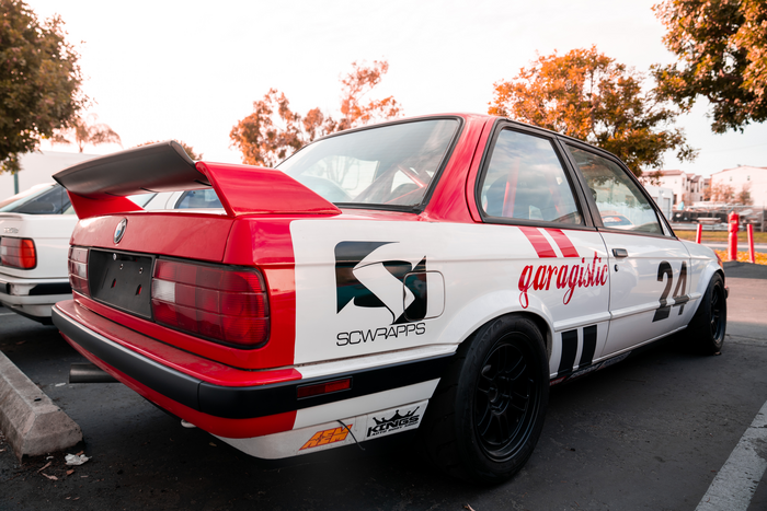 E30 "EVO M3" Style Rear Trunk Spoiler-Body Panels-Non-Garagistic Vendor-Non-Painted-Garagistic