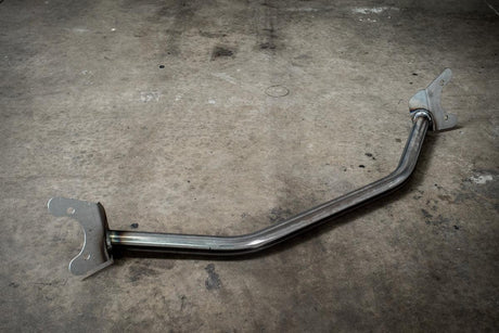 E30 Garagistic Front Strut Bar - M42, M20, M50 Compatible-Steel Strut Bars-Garagistic-Bare-Garagistic