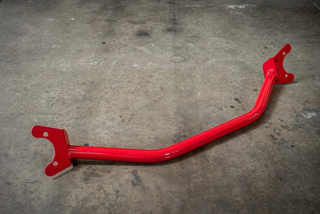 E30 Garagistic Front Strut Bar - M42, M20, M50 Compatible-Steel Strut Bars-Garagistic-Red-Garagistic