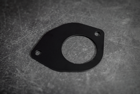 E30 Late Model Firewall Steering Adapter Plate-Steering Conversions-Garagistic-With Spacers-Garagistic