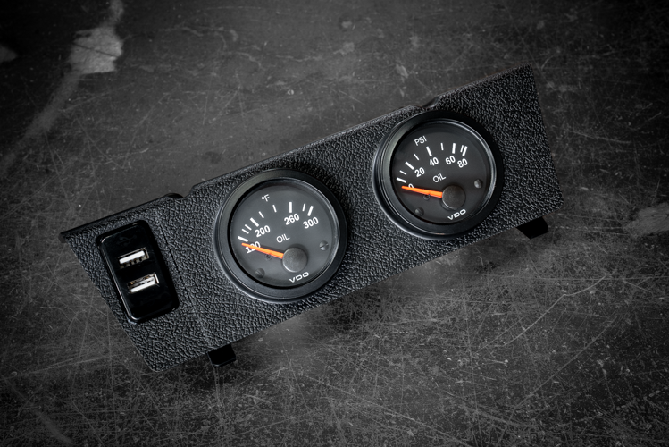 E30 Luxury Gauge Pod w/ USB plug-Interior Parts-Garagistic-Garagistic