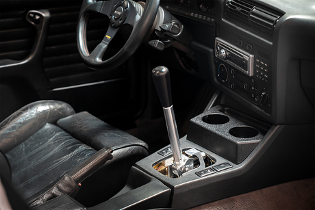 E30 "PRO" Self Centering Chassis Short Shifter-Solid mount shifter-Garagistic-Bare-Medium-Delrin Bat-Garagistic