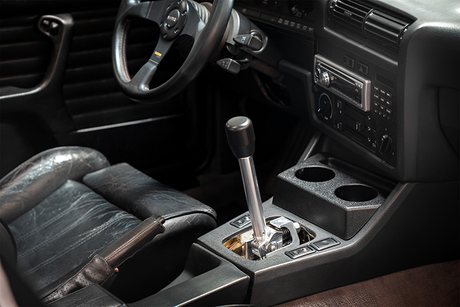 E30 "PRO" Self Centering Chassis Short Shifter-Solid mount shifter-Garagistic-Bare-Medium-Delrin Standard-Garagistic