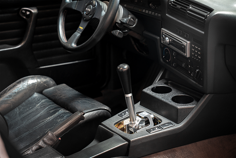 E30 "PRO" Self Centering Chassis Short Shifter-Solid mount shifter-Garagistic-Bare-OEM-Delrin Bat-Garagistic