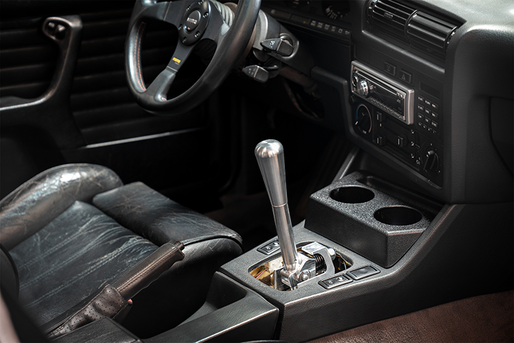 E30 "PRO" Self Centering Chassis Short Shifter-Solid mount shifter-Garagistic-Bare-Short-Aluminum Bat-Garagistic