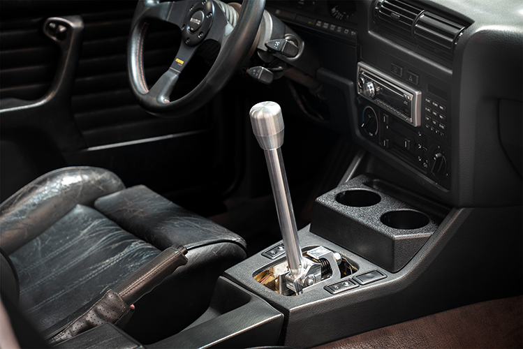 E30 "PRO" Self Centering Chassis Short Shifter-Solid mount shifter-Garagistic-Bare-Tall-Aluminum Standard-Garagistic