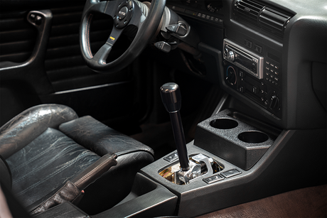 E30 "PRO" Self Centering Chassis Short Shifter-Solid mount shifter-Garagistic-Black Anodized-Medium-Aluminum Standard-Garagistic