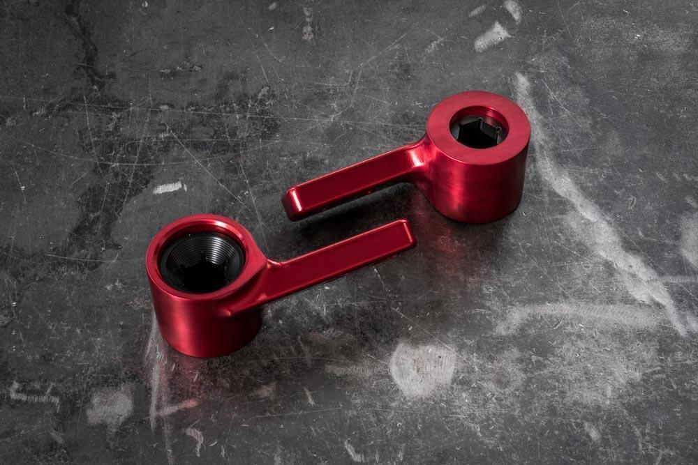 E30/E36 Centered Control Arm Eyeballs for E46 Control Arms - "Treehouse"-Billet Control Arm Mounts-Garagistic-Small Hex (21-22mm)-Garagistic