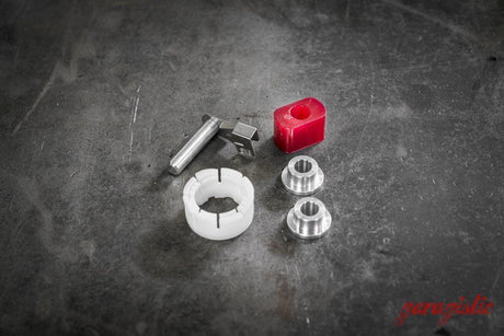 E36 325/318/323 Round Shifter Bushing Kit-Shifter Bushing Kits-Garagistic-Aluminum-Garagistic