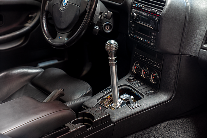 E36 "PRO" Self Centering Chassis Short Shifter-Solid mount shifter-Garagistic-Bare-Medium-Honeycomb-Garagistic