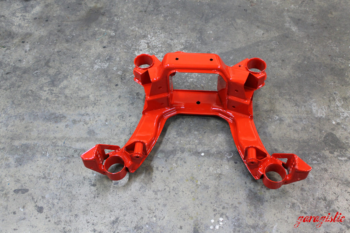 E36 Reinforced Rear Subframe-Subframes-Non-Garagistic Vendor-I will return my core after-Red-Garagistic