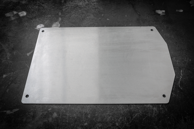 E46 Blower Delete Firewall Panel - Spec E46, 330, 325-Interior Parts-Garagistic-Aluminum-Garagistic