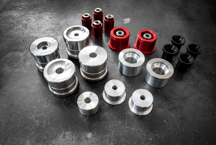 E46 M3 Complete Race Suspension Bushing Kit-Complete Bushing Kit-Garagistic-Aluminum-No thanks-Garagistic