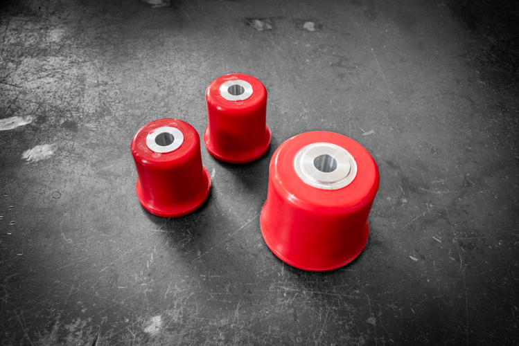 E46 (Non-M) Complete Polyurethane Differential Carrier Bushing Set-Diff Bushings-Garagistic-80a-No thanks-Garagistic