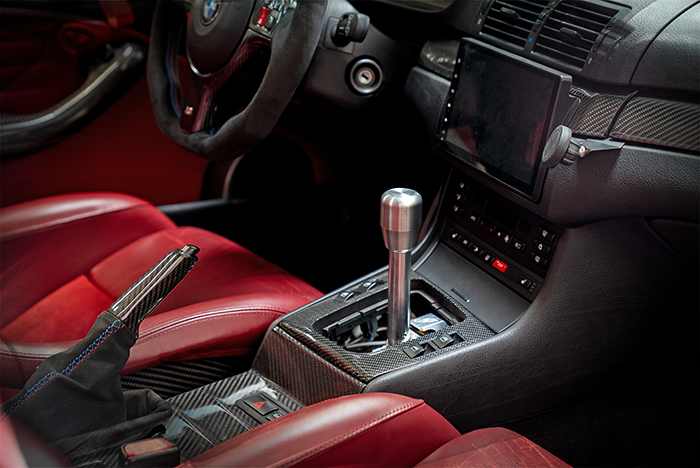 E46 "PRO" Self Centering Chassis Short Shifter-Solid mount shifter-Garagistic-Bare-Short-Aluminum Standard-Garagistic