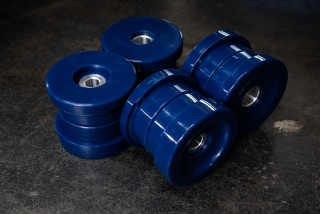 E46 Polyurethane Rear Subframe Bushings-Subframe Bushings-Garagistic-80A soft poly (autox/street)-Garagistic