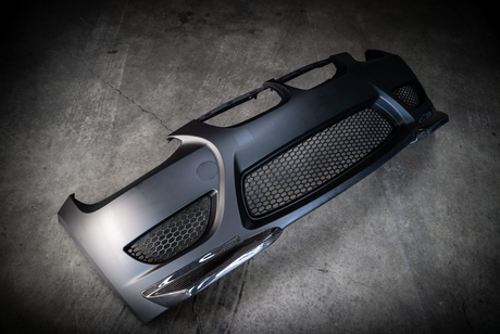 E92 Front Bumper "Amuse" Style with Carbon Splitter-Body Panels-Non-Garagistic Vendor-Garagistic