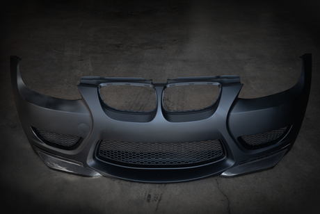 E92 Front Bumper "Amuse" Style with Carbon Splitter-Body Panels-Non-Garagistic Vendor-Garagistic