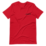 Garagistic Black Logo Embroidered T-Shirt-Apparel-Non-Garagistic Vendor-Red-XS-Garagistic