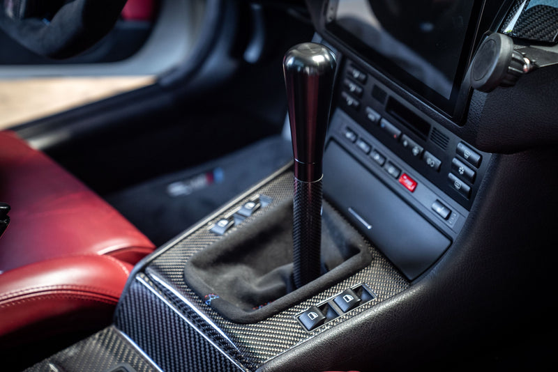 Garagistic Carbon Fiber Chassis Mounted Short Shifter - E92, E46, E36, E30, E82-Solid mount shifter-Garagistic-Bare-Short-Delrin Standard-Garagistic